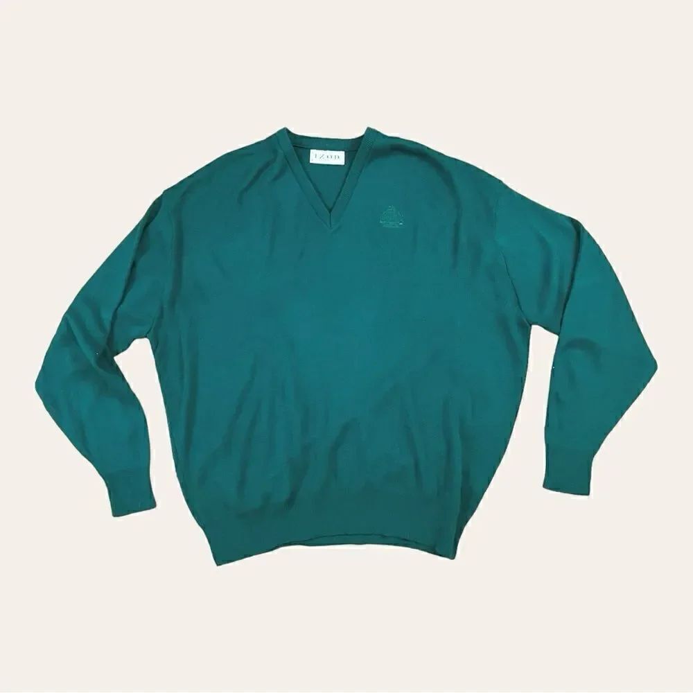 Vintage Izod Golf V-Neck Sweater